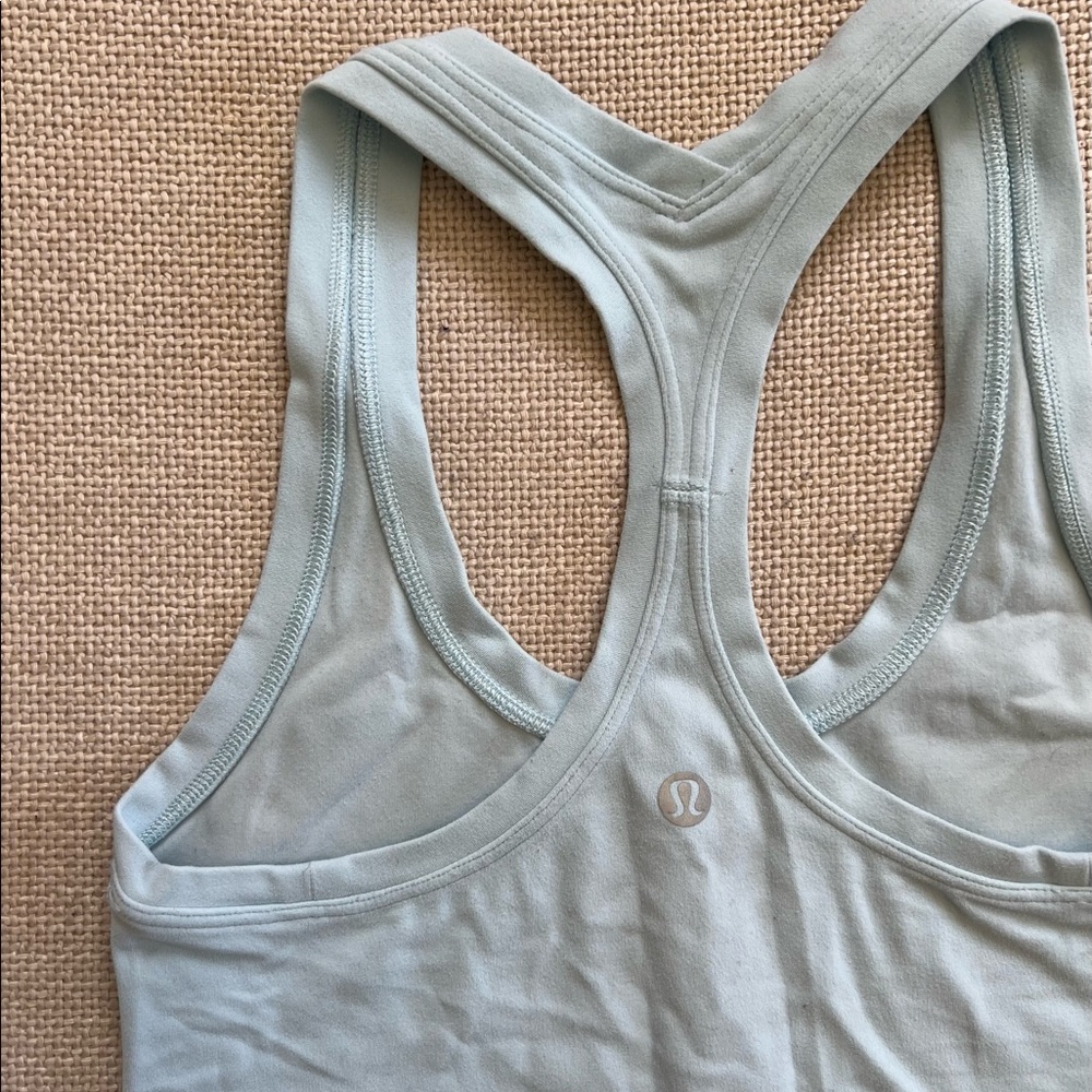 Lululemon cool racerback tank blue size 4 - Picture 6 of 6
